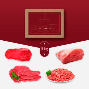 Lote de 5Kg de carne de añojo de bienestar animal. Dry aged, animales de pasto.