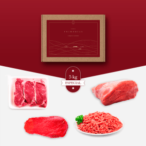Lote de 5 Kg de carne de Cantabria de bienestar animal, madurada en cámara.