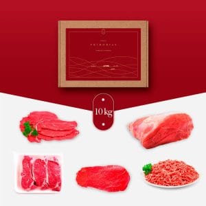 Lote de 10Kg de carne de pasto madurada en cámara
