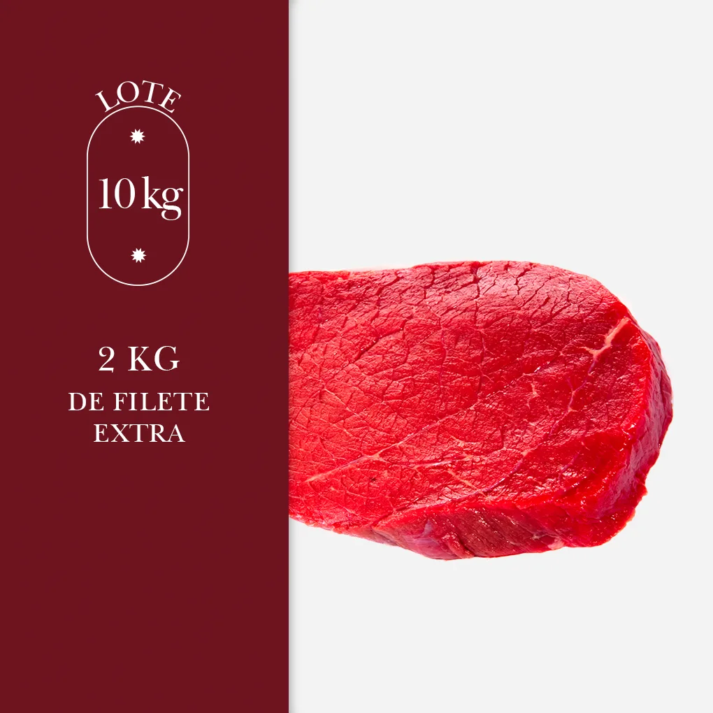 2 kg de filetes extra de carne de añojo de bienestar animal